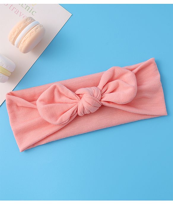 Babyhug Bow Appliques Headbands  Pack of 3 - Multicolor