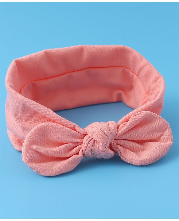 Babyhug Bow Appliques Headbands  Pack of 3 - Multicolor