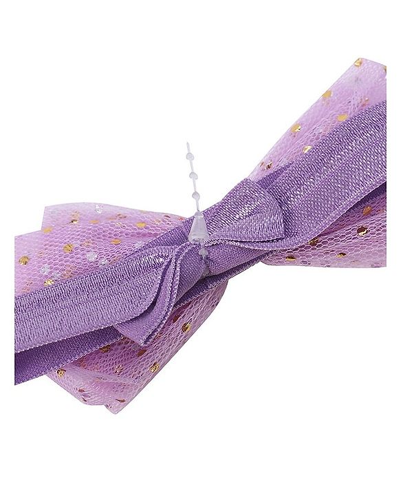 Babyhug Free Size Bow Style Headbands Pack of 3 - Multicolor