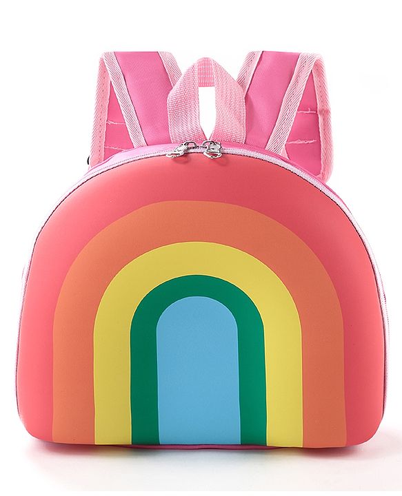 Babyhug Fashion Backpacks Rainbow Print - Multicolor