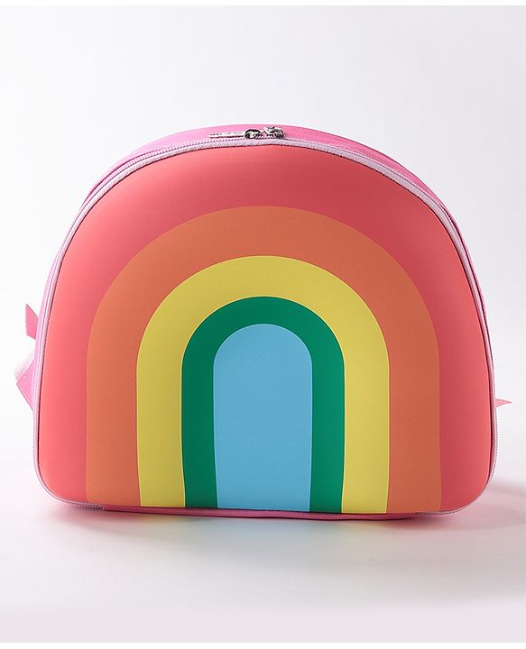 Babyhug Fashion Backpacks Rainbow Print - Multicolor