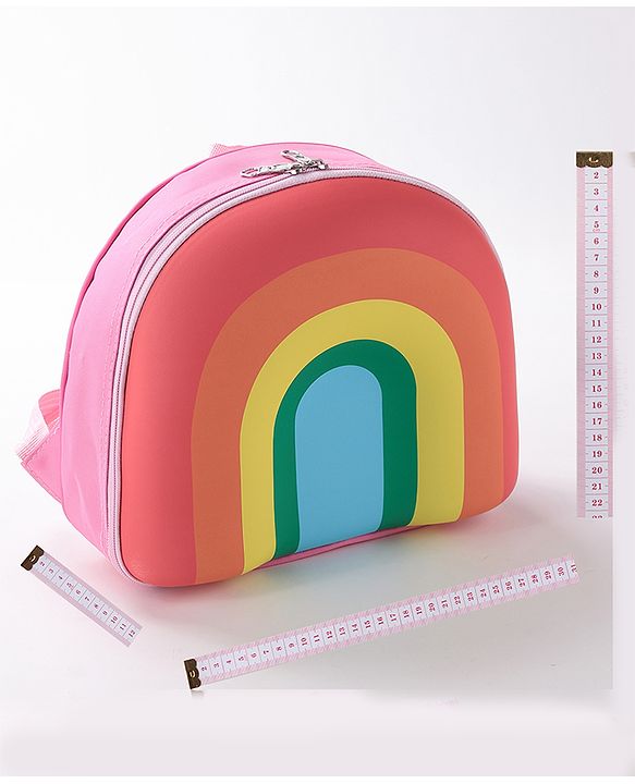 Babyhug Fashion Backpacks Rainbow Print - Multicolor