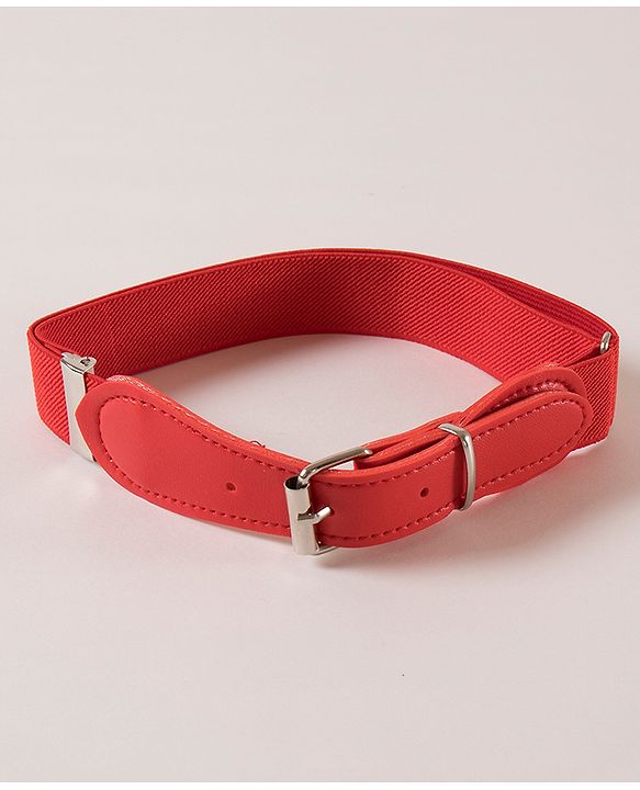 Babyhug Free Size Solid Colour Belt - Red