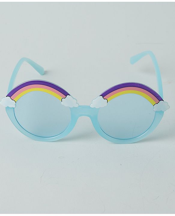 Babyhug Rainbow Shape Sunglasses -Light Green
