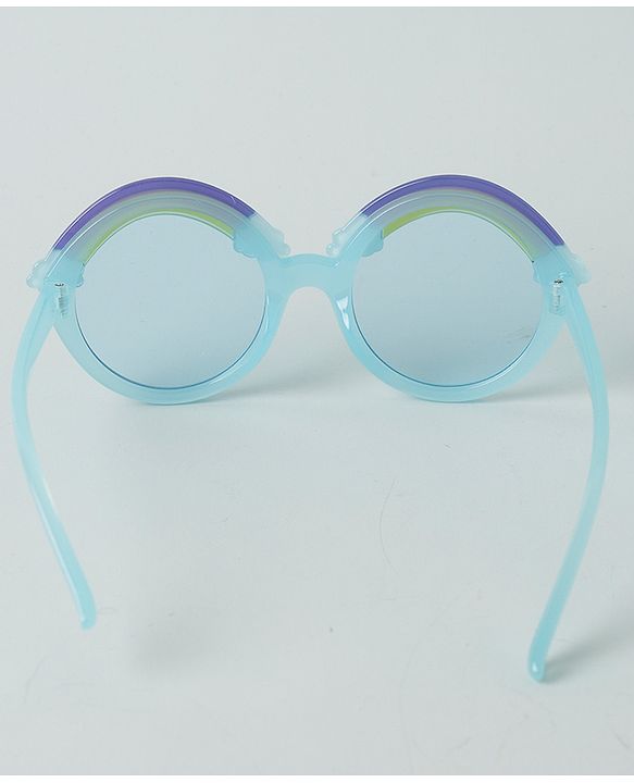 Babyhug Rainbow Shape Sunglasses -Light Green