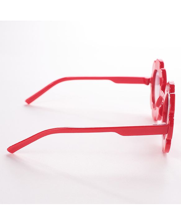 Babyhug Flower Shape Sunglasses -Red
