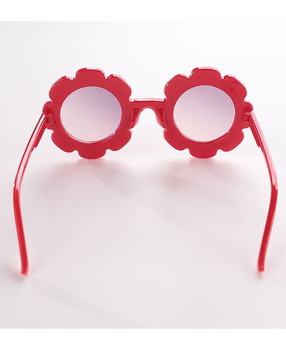 Babyhug Flower Shape Sunglasses -Red