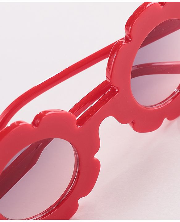 Babyhug Flower Shape Sunglasses -Red