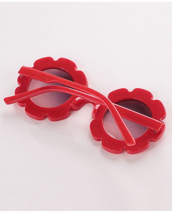 Babyhug Flower Shape Sunglasses -Red