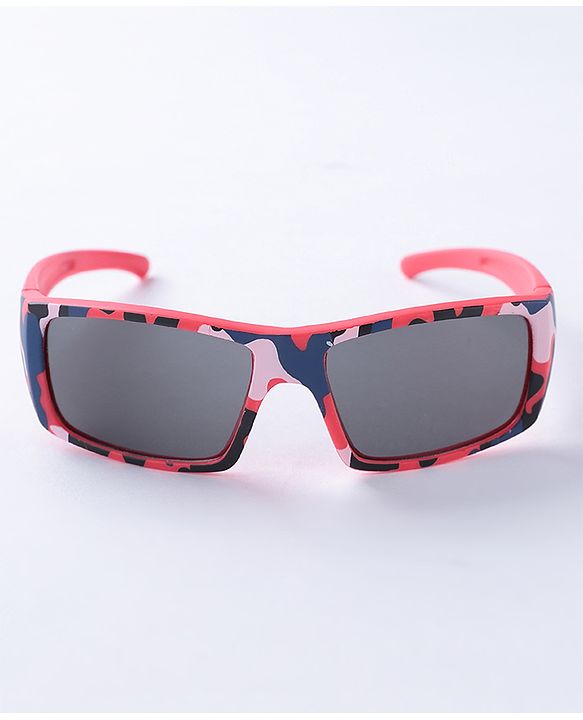 Babyhug Camouflage Print Sunglasses - Pink