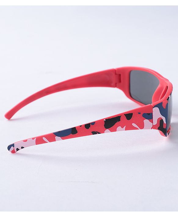 Babyhug Camouflage Print Sunglasses - Pink