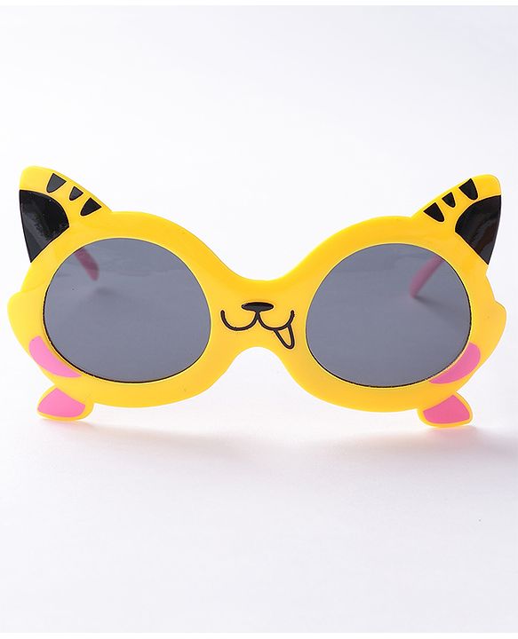 Babyhug Tiger Shape Sunglasses -Yellow