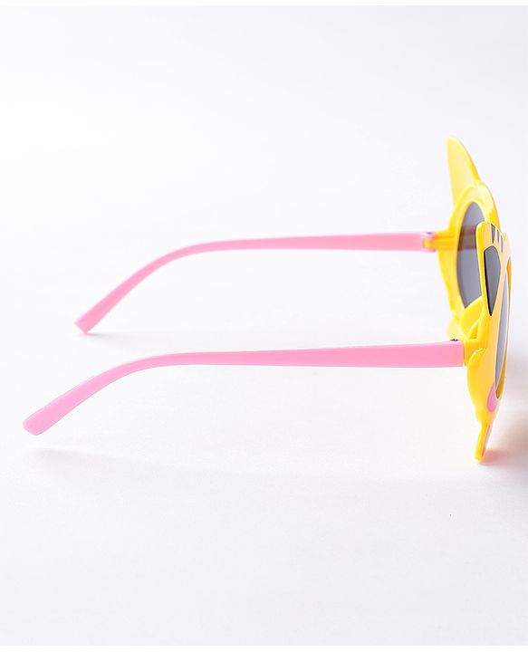 Babyhug Tiger Shape Sunglasses -Yellow