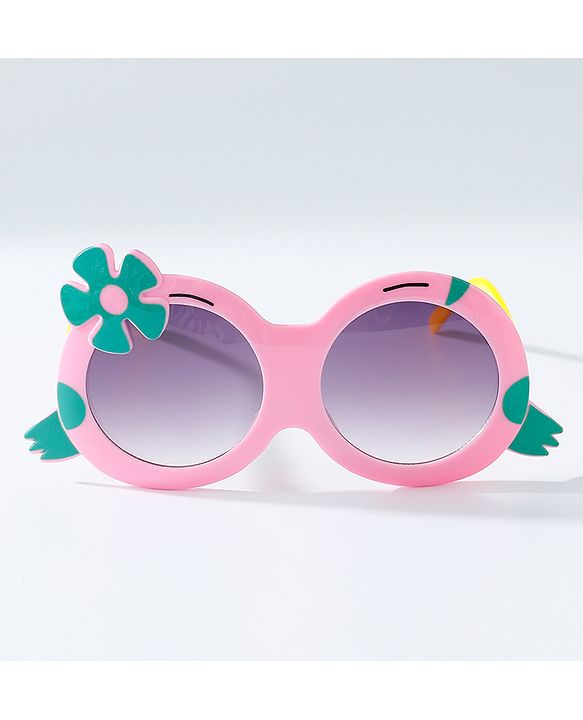 Babyhug Sunglasses  with Floral Design - Pink