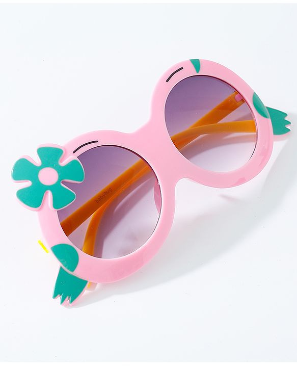 Babyhug Sunglasses  with Floral Design - Pink