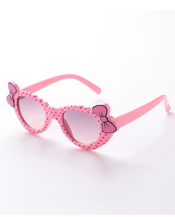 Babyhug Sunglasses with Bow Design -Pink