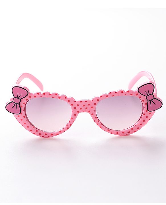 Babyhug Sunglasses with Bow Design -Pink