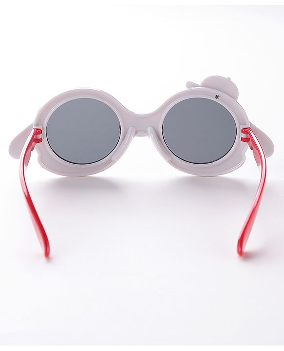 Babyhug Sunglasses with Cap Applique - White
