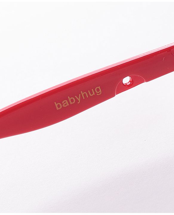 Babyhug Sunglasses with Cap Applique - White