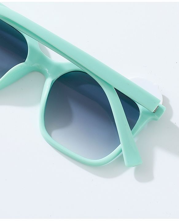 Babyhug Sunglasses with Cap Applique - Light Green