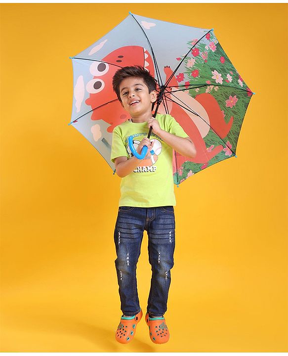 Babyhug  Umbrella  Dino Print - Multicolor