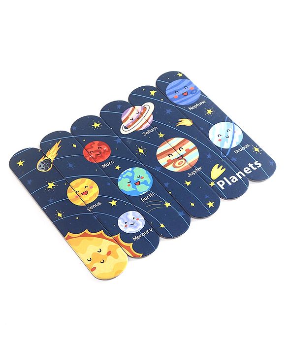 Babyhug Unicorn,Space & Dino Theme 10 Stick Puzzle Set- 30 Sticks