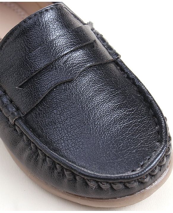 Cute Walk by Babyhug Slip On Formal Shoes - Black