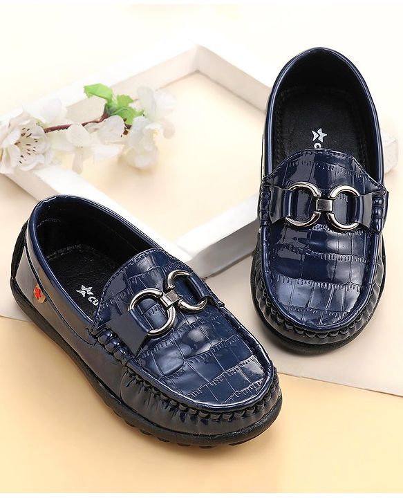 Cute Walk by Babyhug Slip On Loafers - Blue