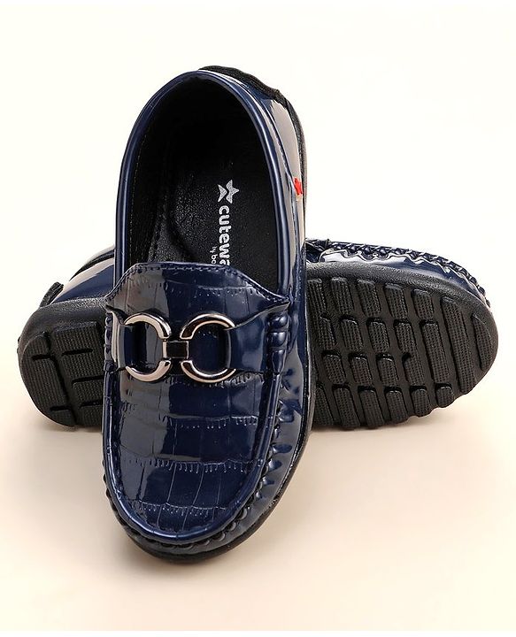 Cute Walk by Babyhug Slip On Loafers - Blue