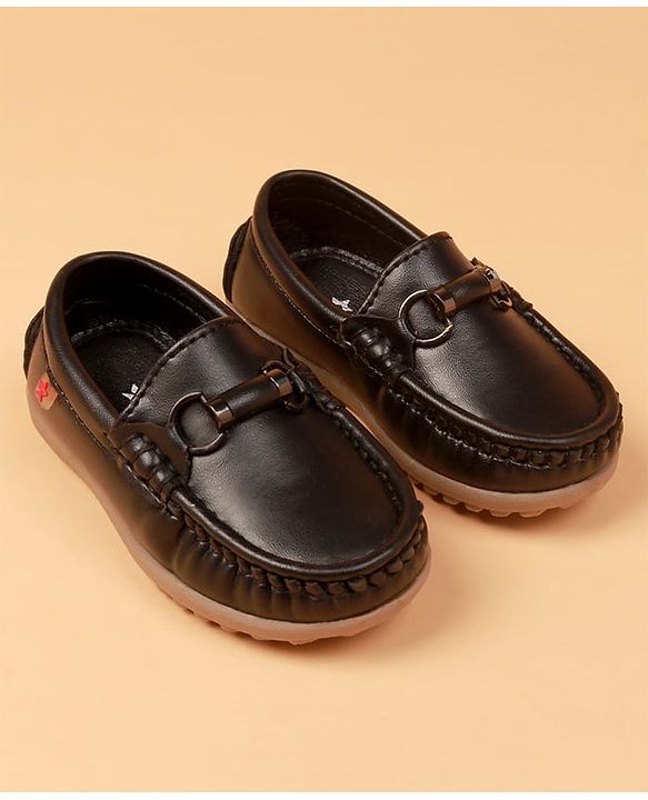 Cute Walk by Babyhug Slip On Formal Shoes -  Black