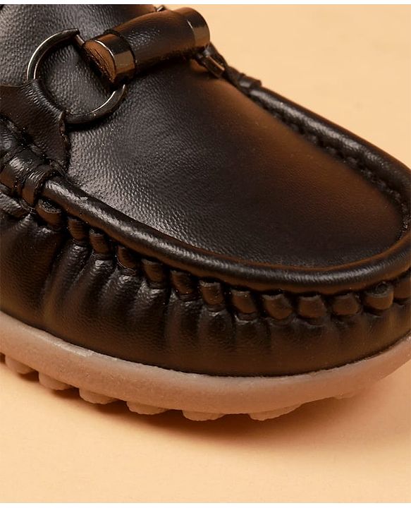 Cute Walk by Babyhug Slip On Formal Shoes -  Black