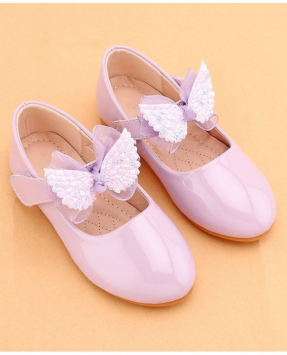 Cute Walk by Babyhug Ballerina with Velcro Closure  - Purple