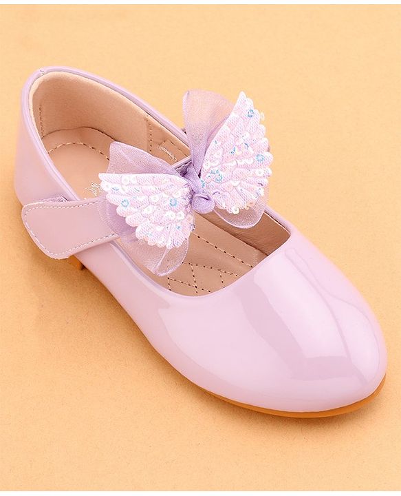 Cute Walk by Babyhug Ballerina with Velcro Closure  - Purple
