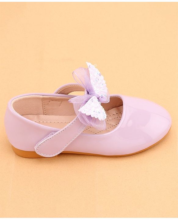Cute Walk by Babyhug Ballerina with Velcro Closure  - Purple