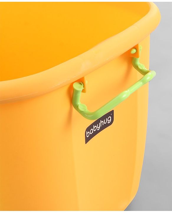 Babyhug Compact Multipurpose Storage Box with Wheels - Orange