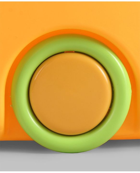 Babyhug Compact Multipurpose Storage Box with Wheels - Orange