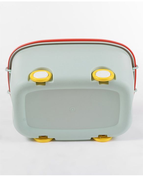 Babyhug Compact Multipurpose Storage Box with Wheels - Orange