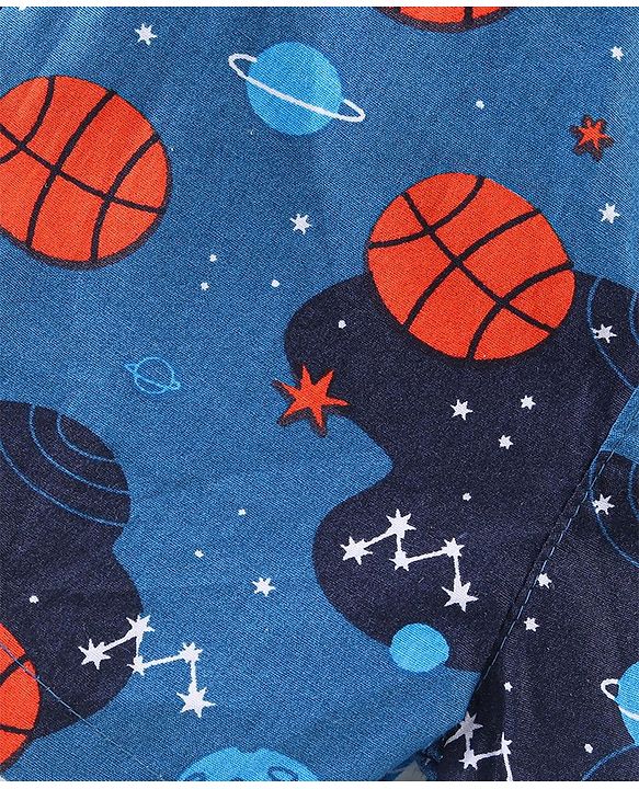 Babyhug Cotton Poplin Woven Boxer Dino & Basketball Print Pack of 3 - Multicolor