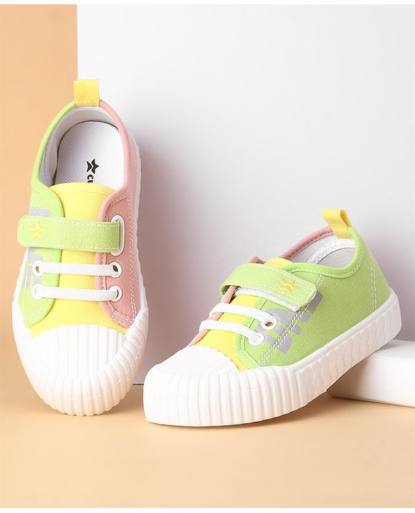 Cute Walk by Babyhug Velcro Closure Casual Shoes - Yellow