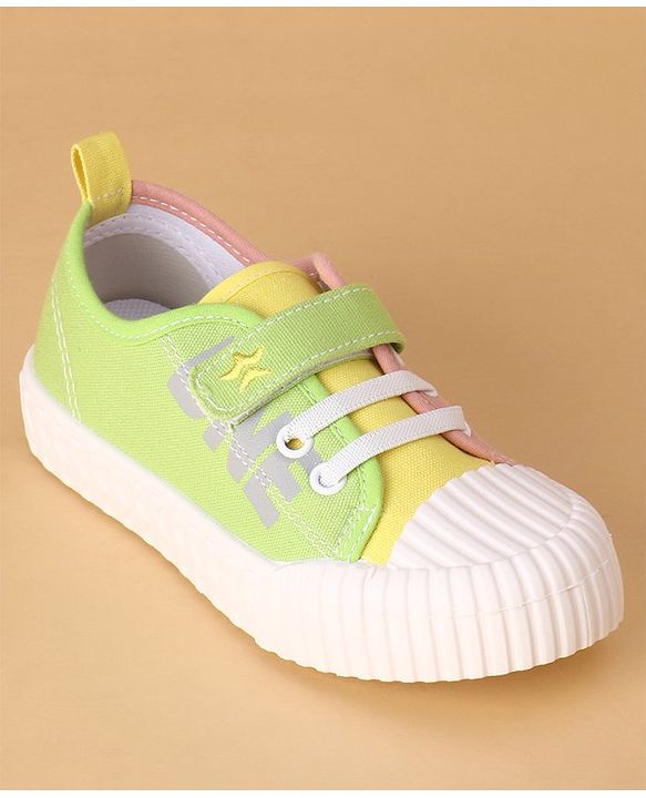 Cute Walk by Babyhug Velcro Closure Casual Shoes - Yellow