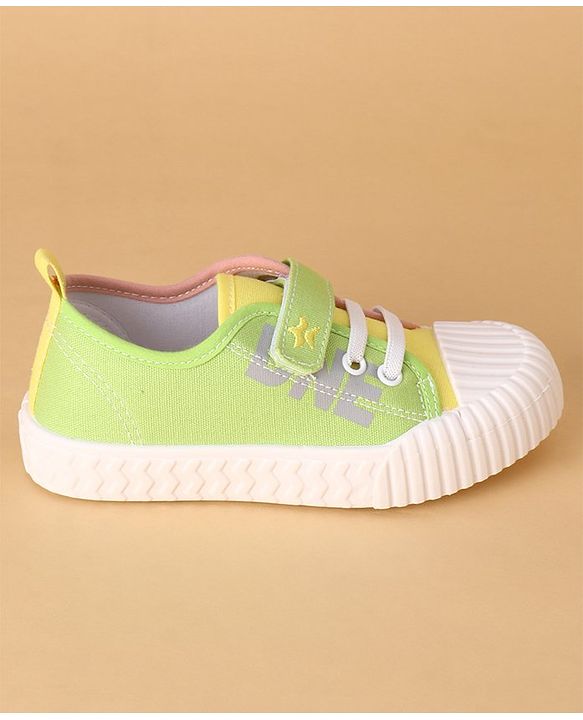 Cute Walk by Babyhug Velcro Closure Casual Shoes - Yellow