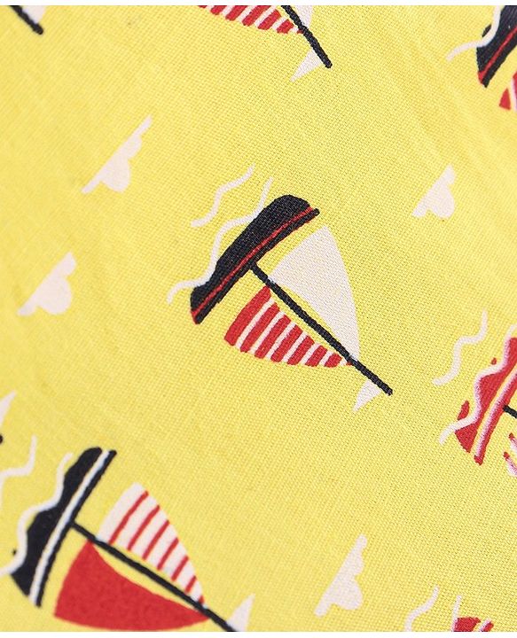 Babyhug Cotton Woven Regular Boxers Cars & Boats Print Pack of 3 - Blue Pink & Yellow