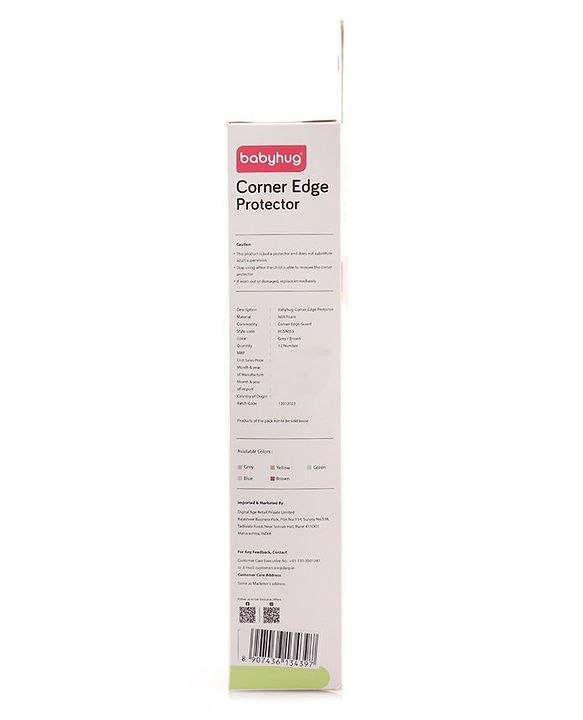 Babyhug Corner & Edge Guards Pack of 12 - Cream