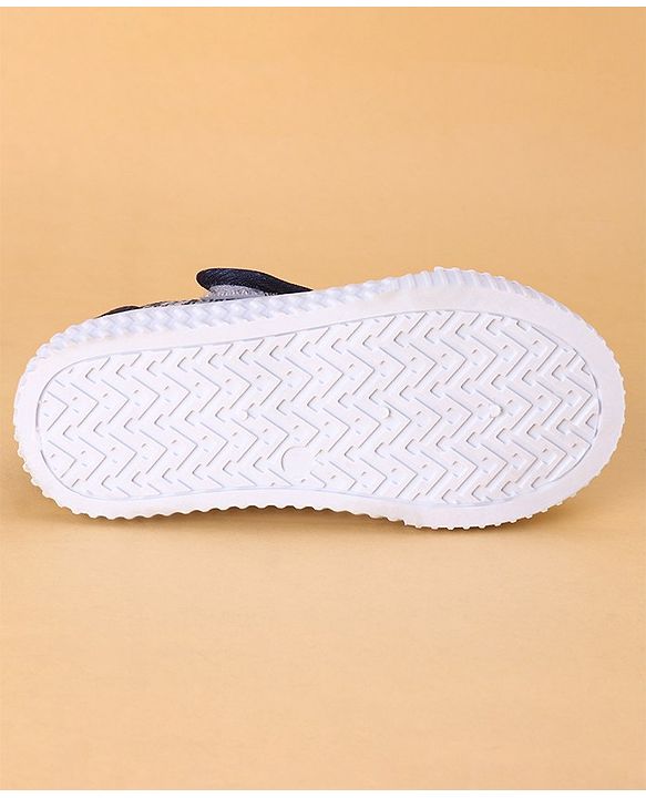 Cute Walk by Babyhug Casual Canvas Shoes with Velcro Closure - Grey