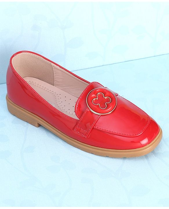Pine Kids Slip On Ballerina - Red