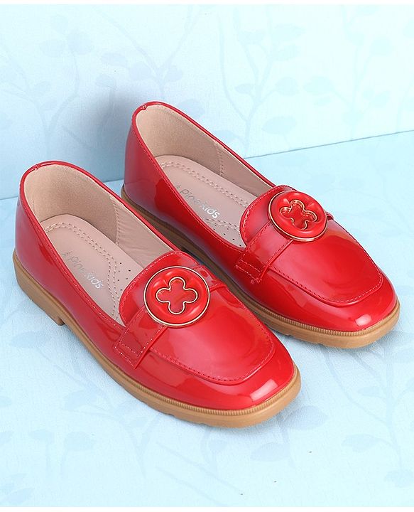 Pine Kids Slip On Ballerina - Red