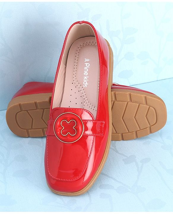 Pine Kids Slip On Ballerina - Red