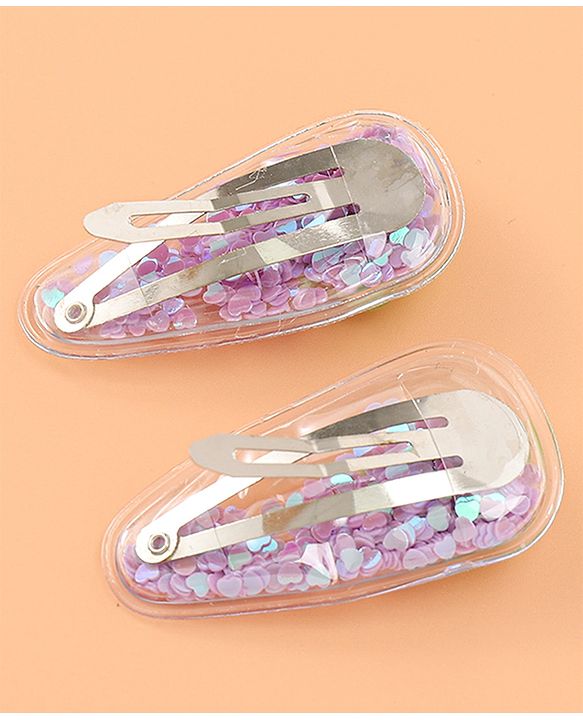Babyhug Snap Clips with Floral Applique  Free Size - Multicolor