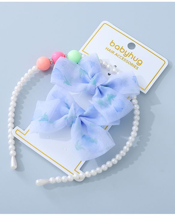 Babyhug Free Size Hair Accessories Combo Set of 3 - Multicolor