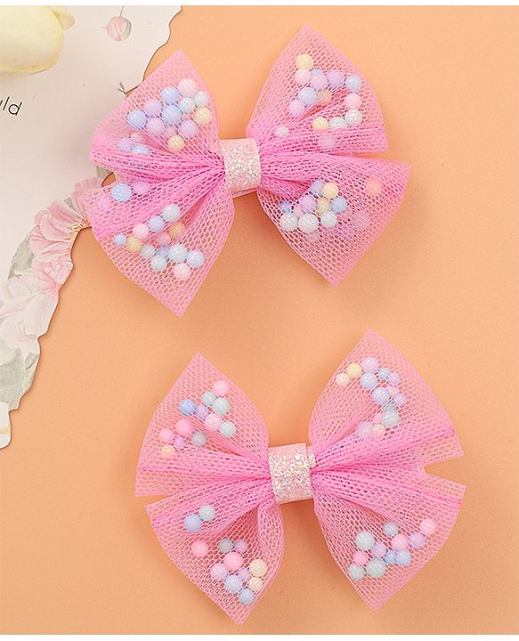 Babyhug Hair Accessories Combo Set with Crown Applique Free Size   -  Multicolor